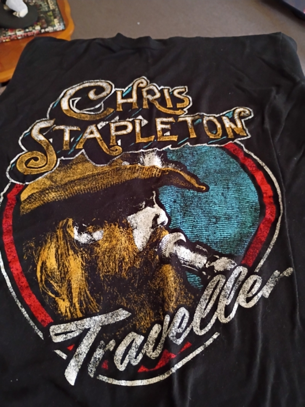 Chris Stapleton Traveller Graphic Tee - Black - S - OOP